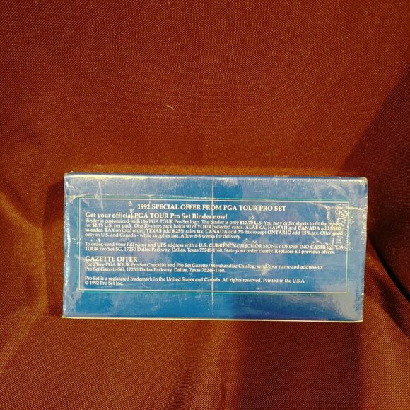 1992 PGA Tour Set Golf Collectible Cards Sealed 300 Cards - Picture 4 of 4